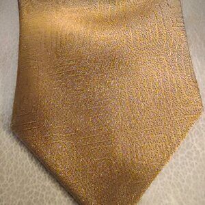 Vintage sixties golden bronze skinny tie